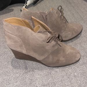 Lucky Brand platform booties